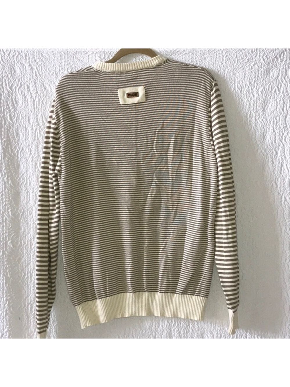 Lrg Clothing + Equipment Striped Tree V-Neck Sweater View 3